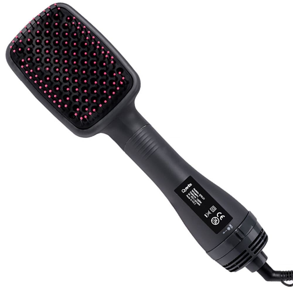 Escova Elétrica Quanta QTEL21 2 en 1 1200W 220V - Black/Pink 1