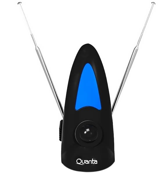 Antena para TV Quanta QTANT0250 VHF/UHF - Black