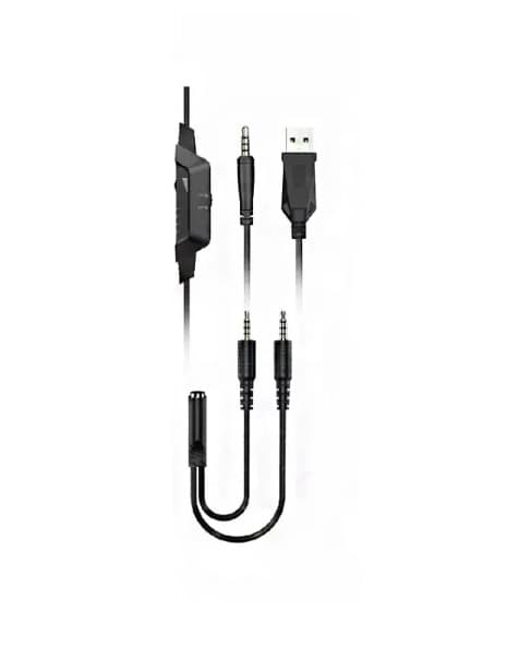 Fone de Ouvido Gamimg Nibio Infinity N500 RGB - Black 1