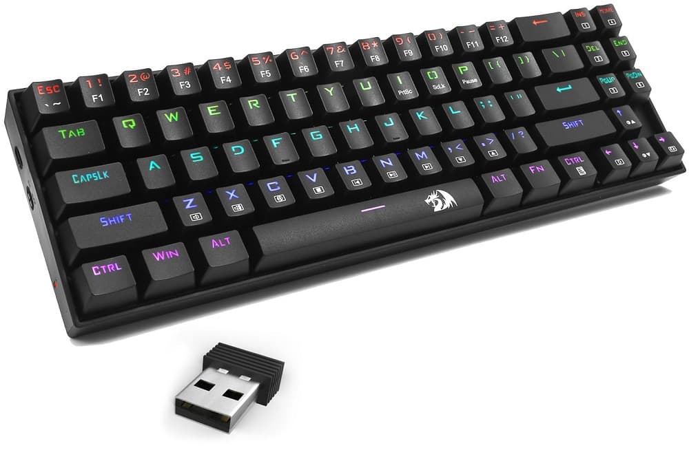 Teclado Gaming Mecânico Redragon K599-KRS Wireless - Black 1