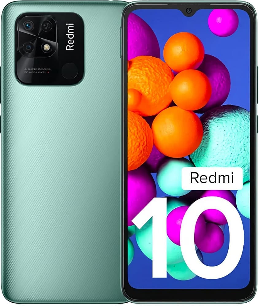 Smartphone Xiaomi Redmi 10 DS LTE 6.71" 6/128GB - Green (India)