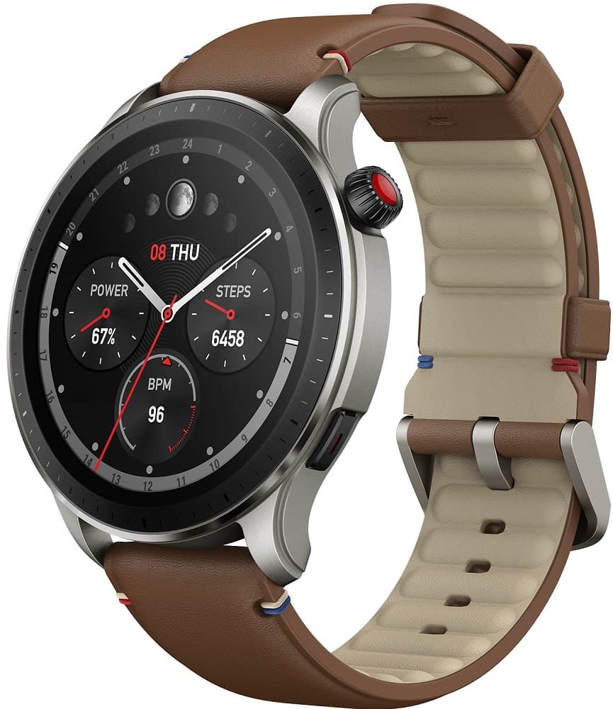 Relógio Smart Amazfit GTR 4 A2166 46mm American Edition - Vintage Brown