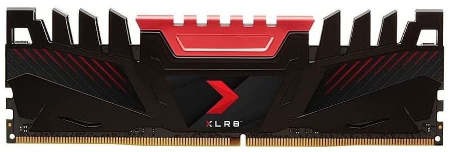 Memoria Para PC 8GB PNY DDR4 3200MHz XLR8 MD8GD4320016XR - Preto/Vermelho