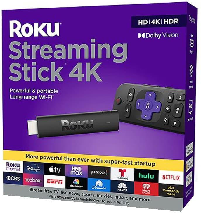 Media Player TV Stick 4K Roku 3820R Wi-Fi - Preto 1