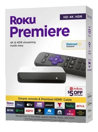Media Player TV Roku Premiere 4K 3920RW Wi-Fi - Prata 1