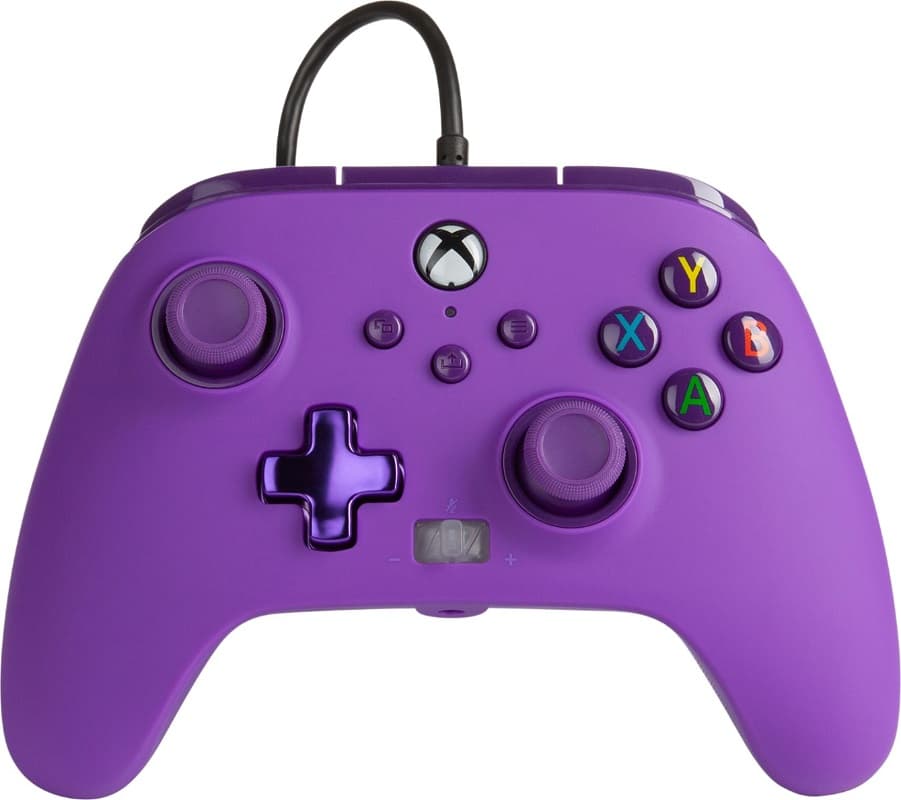 Controle Xbox Series X/S PowerA Enhanced Wired Royal Purple