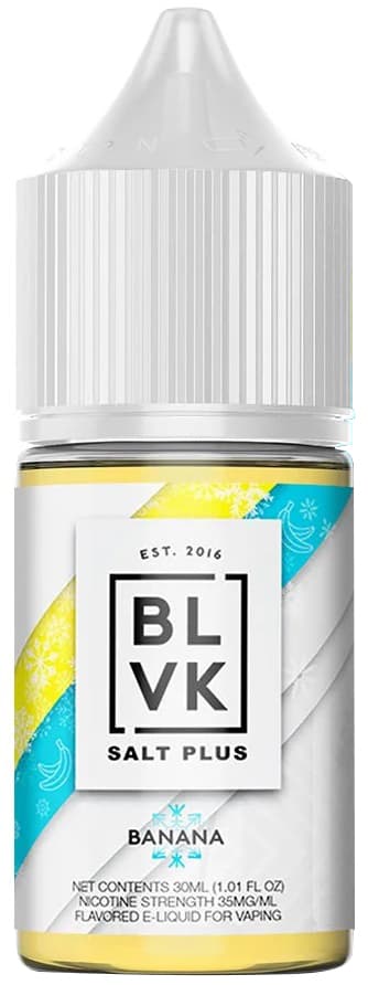 Essência para Vaper BLVK Salt Plus Banana 50mg Nicotina - 30ml