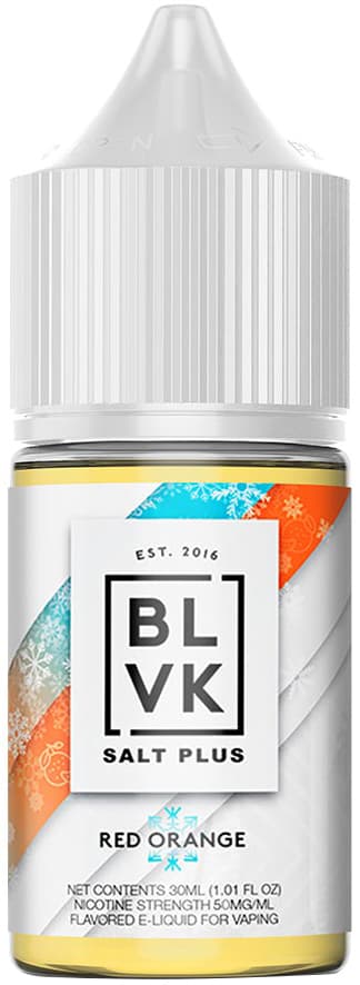 Essência para Vaper BLVK Salt Plus Red Orange 50mg Nicotina - 30ml