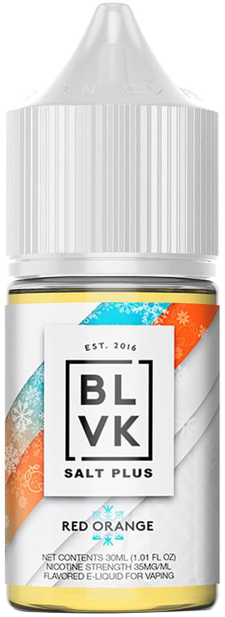 Essência para Vaper BLVK Salt Plus Red Orange 35mg Nicotina - 30ml