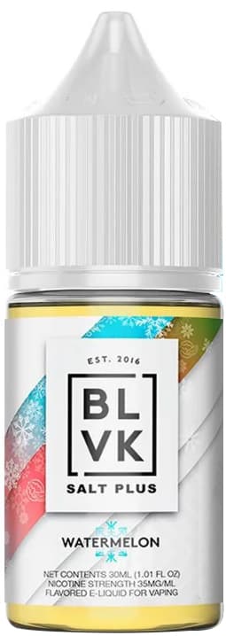 Essência para Vaper BLVK Salt Plus Watermelon 35mg Nicotina - 30ml