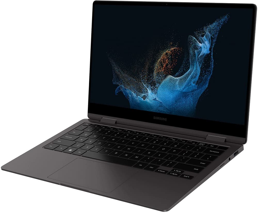 Notebook Samsung Galaxy Book2 360 NP730QED-KA1 13.6" intel Core i7-1255U 16/512GB W11H - Graphite 3