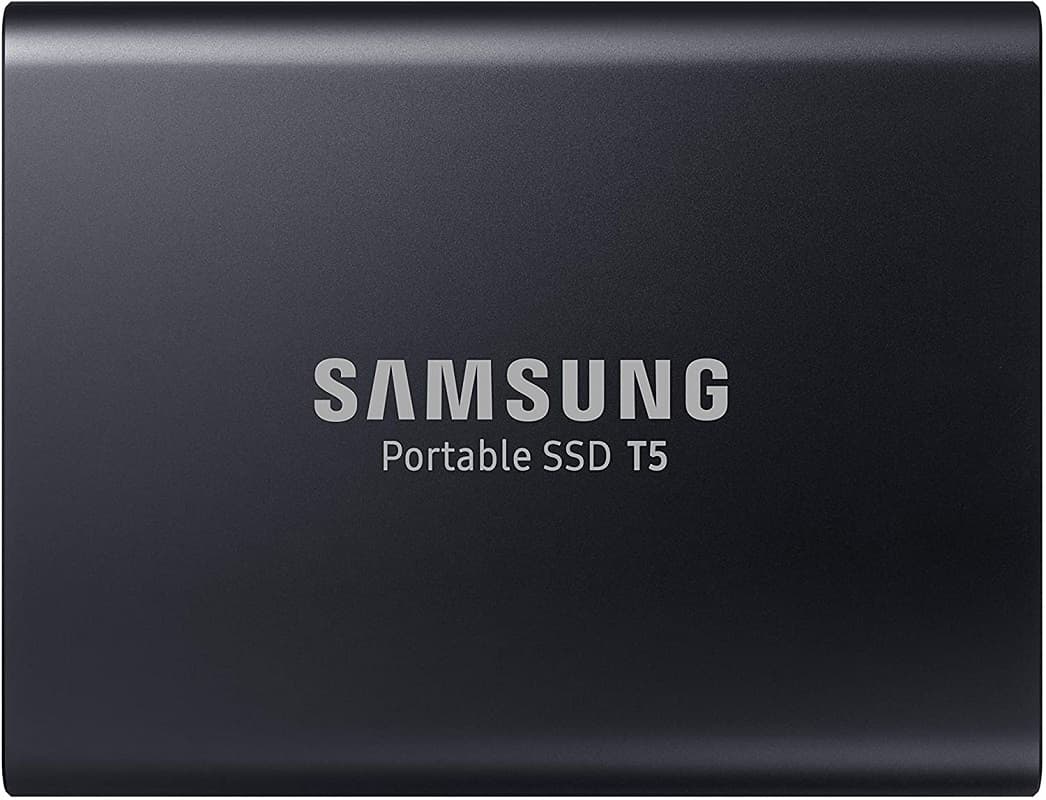 SSD Externo Samsung 2TB Portable T5  MU-PA2T0B USB-C 3.1 - Preto