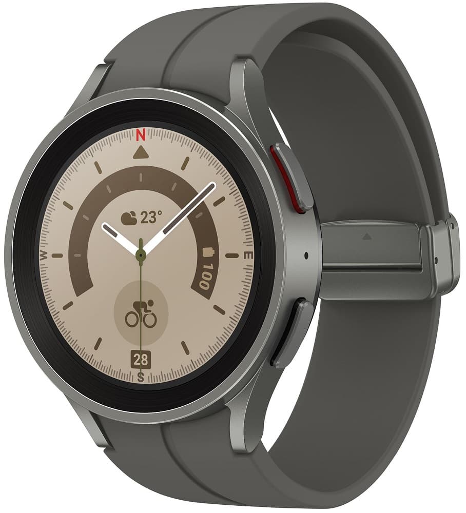 Relógio Smart Samsung Galaxy Watch5 Pro SM-R920N 45mm - Gray Titanium (Homologado)