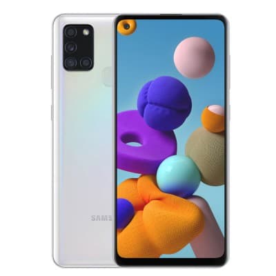 Smartphone Samsung Galaxy A21s SM-A217M DS 4/64GB - Branco (Gar. PY/UY/ARG)