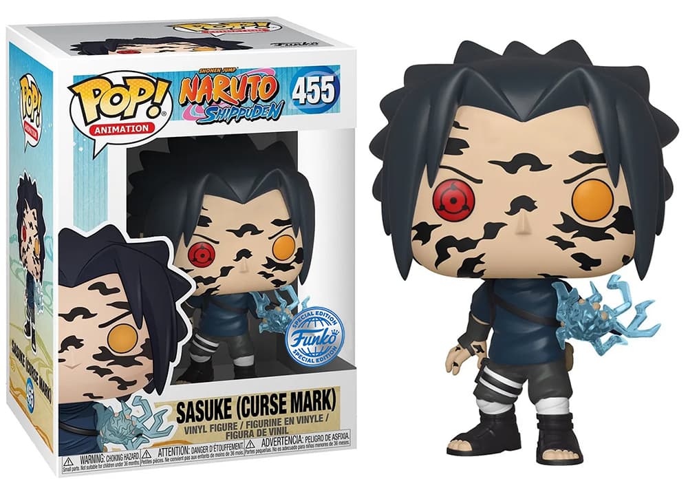 Boneco Funko Pop! Naruto Shippuden - Sasuke (Curse Mark) 455 1