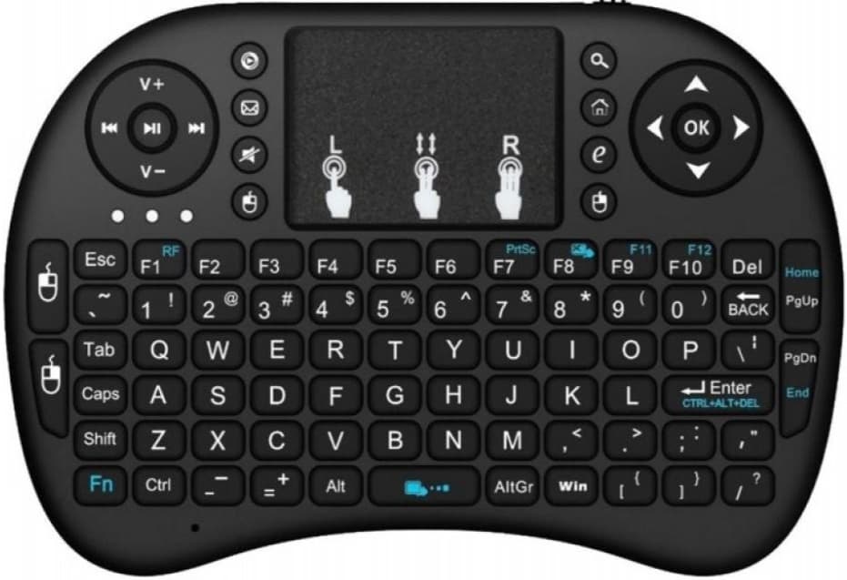 Mini Teclado Satellite AK-723G Wireless - Preto