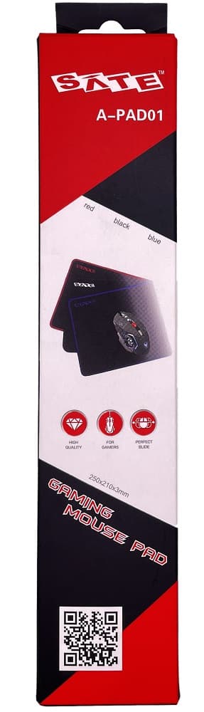 Mouse Pad Gaming Satellite A-PAD012 - Preto/Vermelho 3