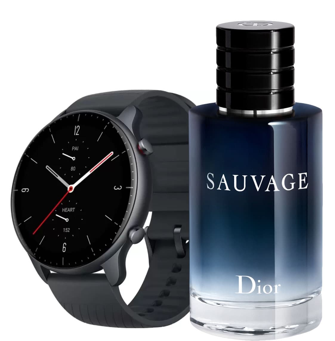 Combo Relógio Smart Amazfit GTR 2 + Perfume Christian Dior Sauvage EDT 100ml
