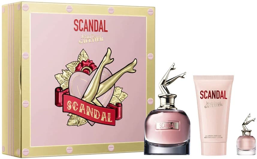 Kit Perfume Jean Paul Gaultier Scandal EDP 80ml + 6ml + Body Lotion 75ml - Feminino