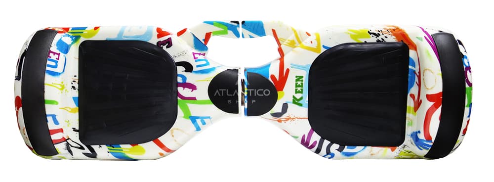 Scooter Elétrico Keen 6.5" Bluetooth - Graffiti White 1