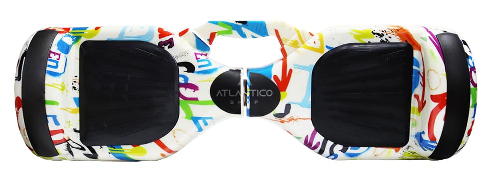 Scooter Elétrico Smart Balance Wheel 6.5" Bluetooth - Graffiti White 1