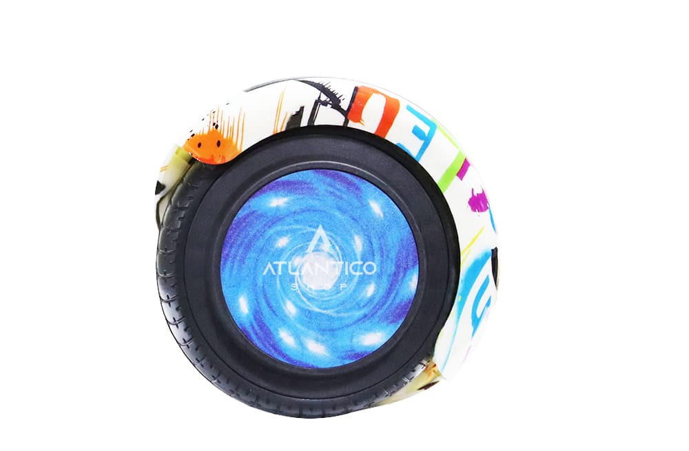 Scooter Elétrico Smart Balance Wheel 6.5" Bluetooth - Graffiti White 4