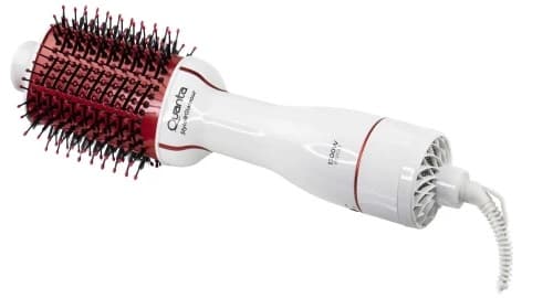 Escova Secadora Quanta QTES6000N 1300W 2V - White/Red 1