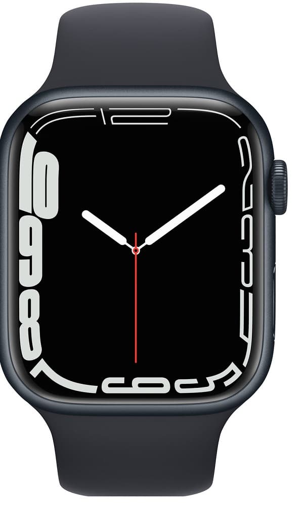 Apple Watch Serie 7 45mm GPS MKN53LL/A - Midnight Aluminum - Midnight Sport Band 1