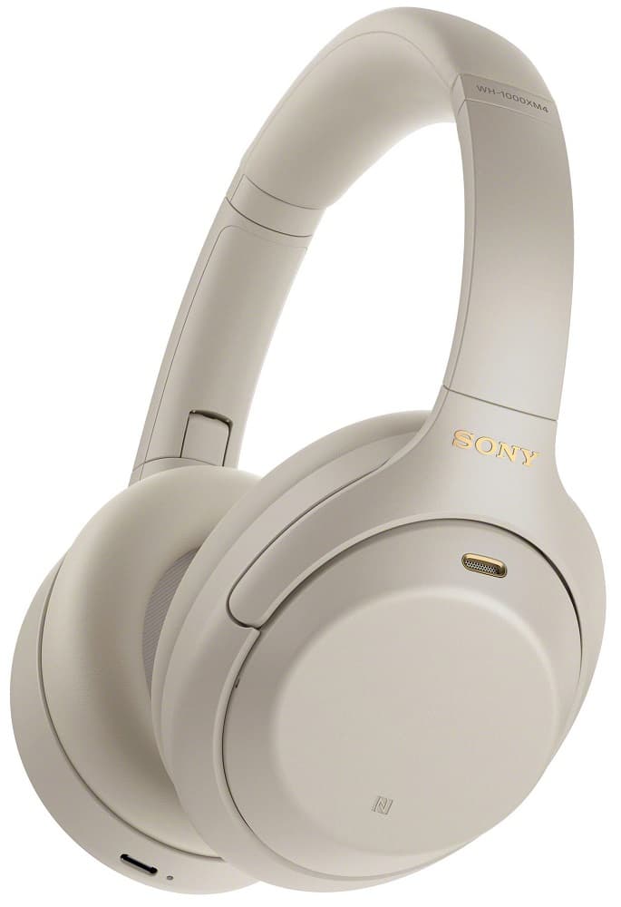 Fone de Ouvido Sony WH-1000XM4 Bluetooth - Prata 1