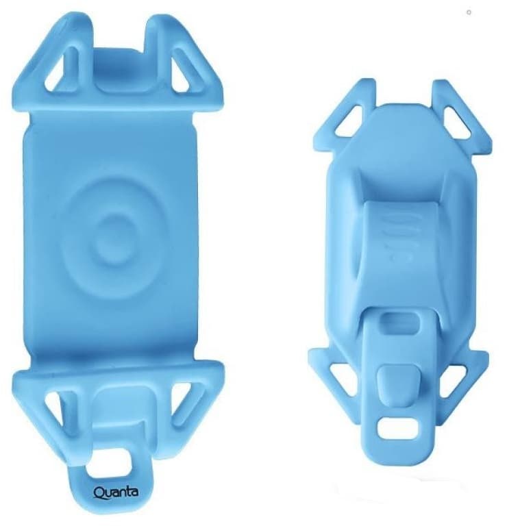 Suporte de Celular Quanta para Bicicleta QTSBS180 Silicone - Azul 1