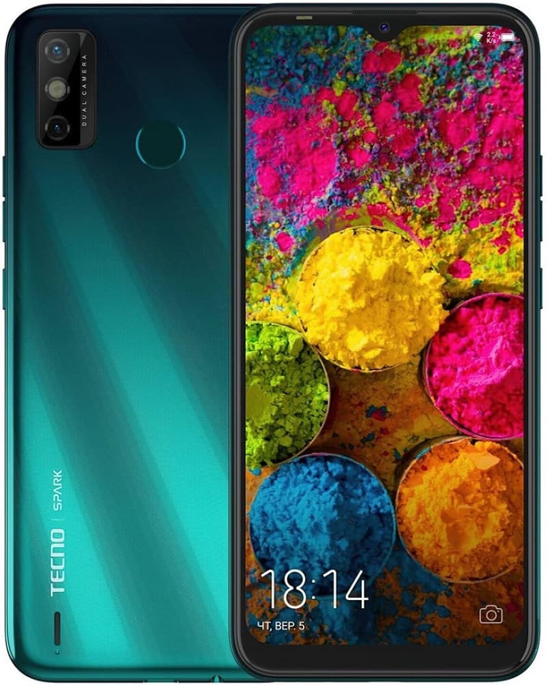 Smartphone Tecno Mobile Spark 6 Go KE5K LTE DS 6.52" 4/64GB - Jadeite