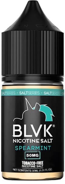 Essência Para Vaper BLVK Nicotine Salt Spearmint 50mg Nicotina - 30ml