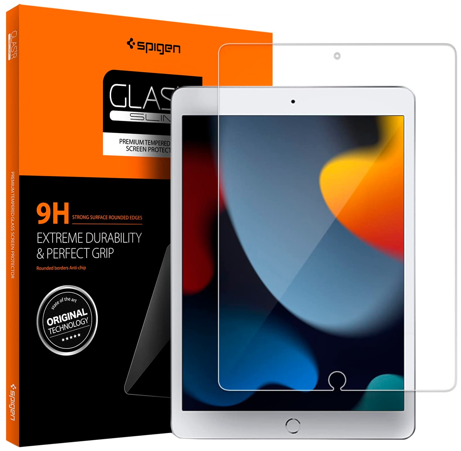 Pelicula Spigen para iPad 10.2" 9H AGL00236 - Tempered Glass
