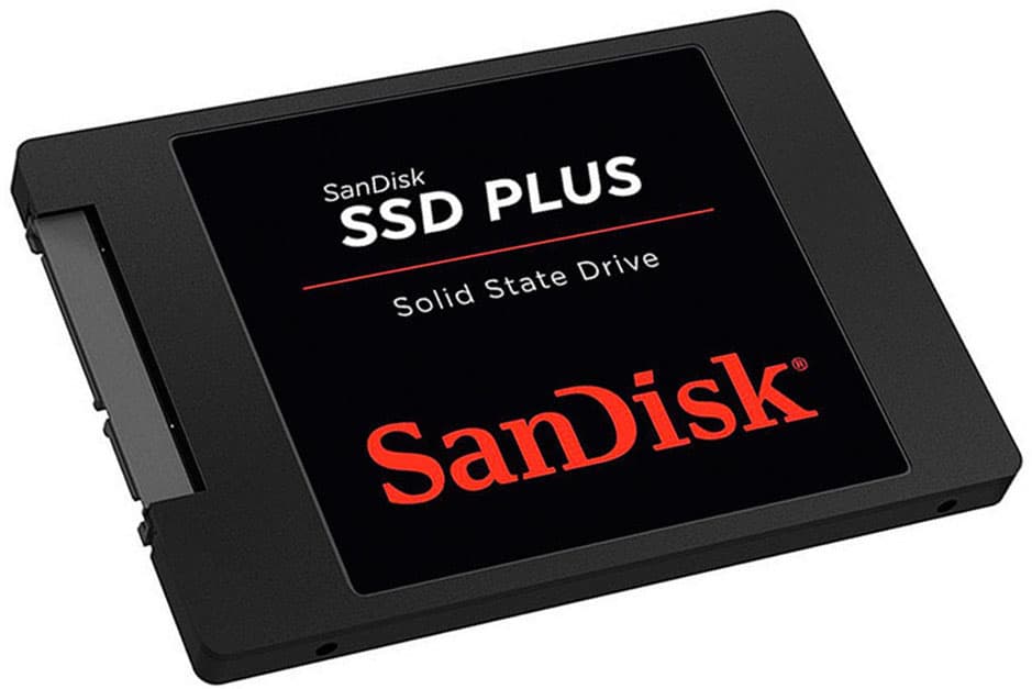 SSD Plus SanDisk 1TB SATA III SDSSDA-1T00-G26 2.5" 535MB/S - Preto