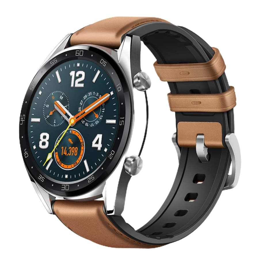 Relógio Smart Huawei Watch GT FTN-B19 Stainless Steel Bluetooth/GLONASS - Marrón