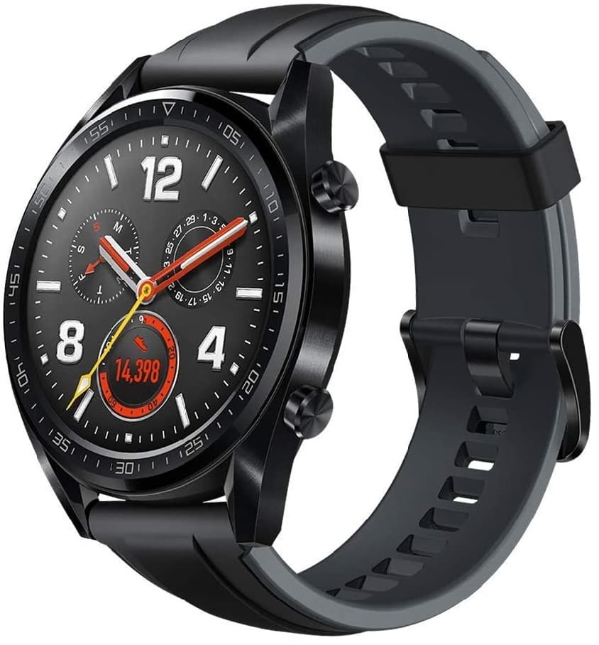 Relógio Smart Huawei Watch GT FTN-B19 Stainless Steel Bluetooth/GLONASS - Preto