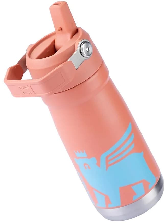 Garrafa Térmica Stanley The IceFlow Flip Straw Bottle Kids 500ml - Grapefruit (10-09991-101) 1
