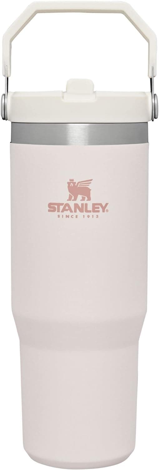 Garrafa Térmica Stanley Classic The IceFlow Flip Straw Tumbler 887mL - Rose Quartz 1