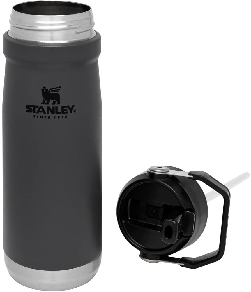 Garrafa Térmica Stanley Classic The IceFlow Flip Straw Water Bottle 650ml - Charcoal (10-09992-032) 4