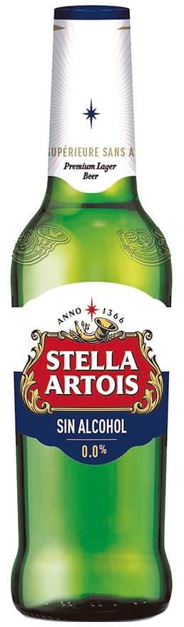 Cerveja Stella Artois 0% de Alcohol - 330ml (Garrafa)