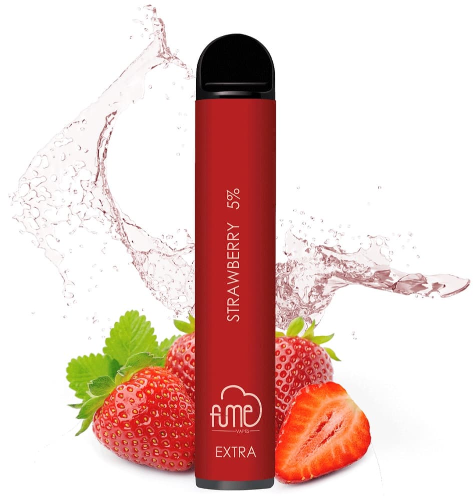 Vaper Descartável Fume Extra 5% Nicotina 1500 Puffs - Strawberry