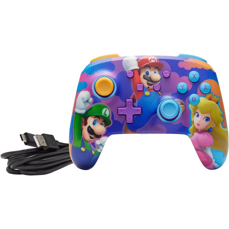 Controle Wireless PowerA Nintendo Switch - Super Mario Color Splash Heroes (PWA-A-09111) 6