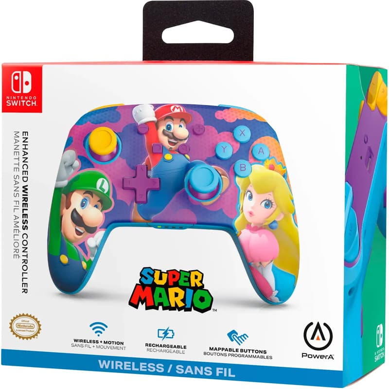Controle Wireless PowerA Nintendo Switch - Super Mario Color Splash Heroes (PWA-A-09111) 7
