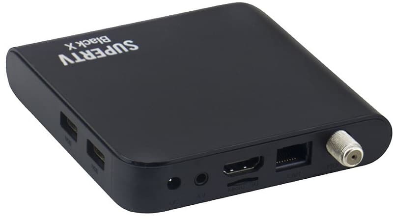 Receptor FTA SuperTV Black X 4K 2/16GB Android - Preto 1