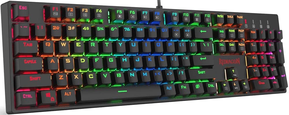 Teclado Gaming Redragon Surara Mechanical K582RGB Inglês - Black 1