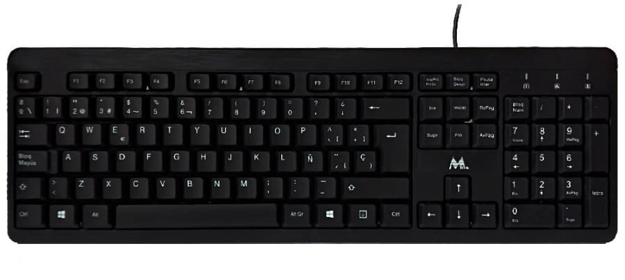 Teclado Mtek KP506 Espanhol - Black