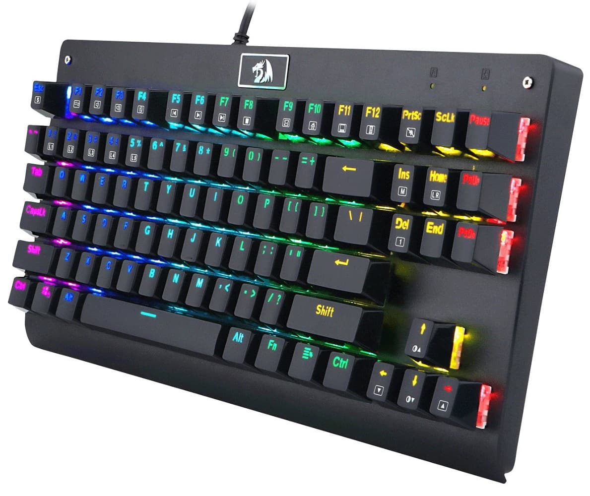 Teclado Gaming Redragon Dark Avanger Mechanical K568RGB-1 Inglês - Black 1