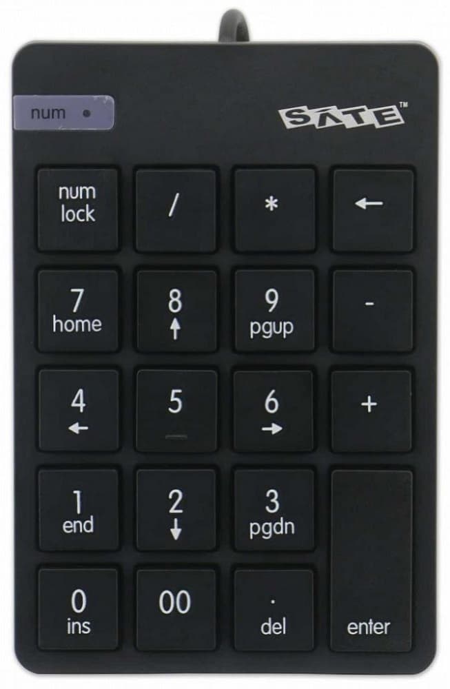 Teclado Numérico Satélite AK-181 - Preto