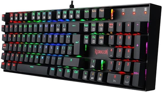 Teclado Gaming Redragon Mitra Mechanical K551RGB-1 Espanhol - Black 1