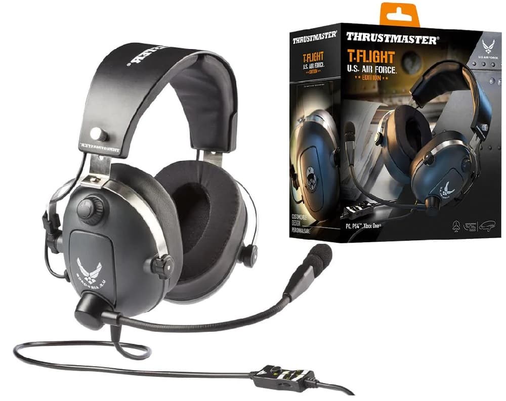 Fone de Ouvido Gaming ThrustMaster T-Flight US Air Force Edition - Preto 3